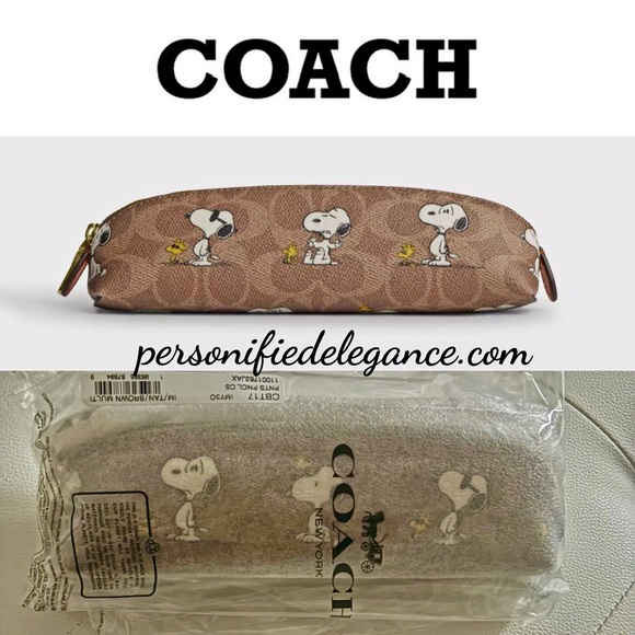 Coach | Accessories | New Coach X Peanuts Signature Coated Canvas ...